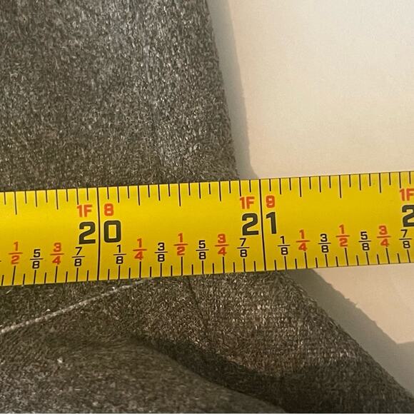 Anthropologie Luii Gray Raw Edge Metal Snaps Academia Prep Coat NWOT Size S - Picture 10 of 11